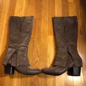 Brown Heeled Boots